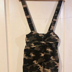 Camouflage overall dress