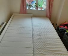FREE IKEA BRIMNES Day Bed with 2 Mattresses, Excellent Condition
