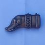 Large Brass Dog Vesta case Image 3