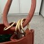 Genuine leather vintage bag. Image 6