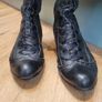 Victorian-style black leather boots 5 Image 5