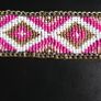 Peyote Bracelet-Geometric Bracelet-Mosaic Bracelet-Miyuki Arm Band-Beaded Cuff-Flat Bracelet Image 8