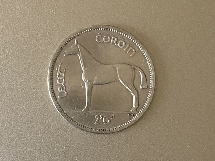 EIRE, 1962 Half Crown. Free Post