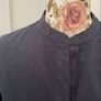 shirt Tommy Hilfiger size us 8 uk 12 navy grandfather collar Image 2