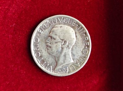 Vittorio Emanuele III, 5 Lire, 1929, Rome, Italy