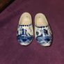4 Delft Blue ceramic Clogs Image 8