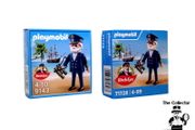 Playmobil Captain Birdseye Figure Type One Version 9143 And Type Two Version 71728 Fish Fingers Promo Brand New Sealed Very Rare To Have Two Types As They Were Only One Per Household