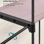 Set of 2, Wardrobe with 2 Clothes Rails, Storage of Clothes, Fabric Cabinet, Clothes Rack, Foldable, Dressing Room, Bedroom, 140 x 43 x 174 cm, Grey Image 8