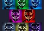 LED neon mask Halloween purge