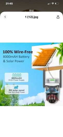 Cctv. Solar SIM card camera ptz