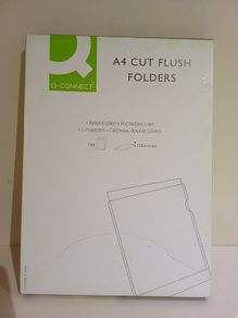 A4 Cut Flush Folder