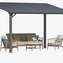 Gazebo hardtop with Galvanized Steel Sloping Roof Image 3