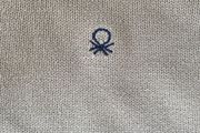 Benetton cotton beige kids jumper 8-9 years