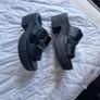 Fitflop size 7 black leather sandals with buckle Image 3