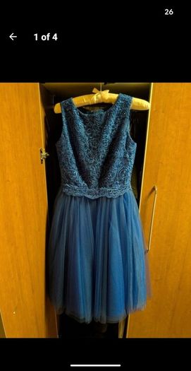 New generation confirmation dress navy blue size 12