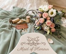 Maid of Honour Personalised Wedding Hanger