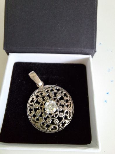 new silver pendant