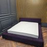 Modern king size bed, purple, bespoke furniture Image 7
