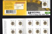 2018 Ireland Spring Stamp &amp; Coin Fair Souvenir Booklet overprinting the 2018 Derrynaflan Definitive "N" value Stamp Booklet Mint Never Hinged (MNH)