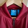 ADIDAS Bomber Jacket - Dark Red - Brand New - 2XL Image 5