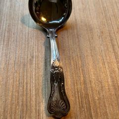 Vintage Sheffield Silver Plate Sauce Ladle with Kings pattern