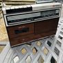 Vintage Hitachi KCT-1210LR 3 Band Transistor Radio Cassette Recorder Japan 1970s Image 3