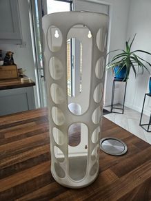 Plastic bag holder dispenser