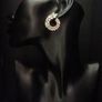 Vintage Style Crystal Rose Gold Earrings Image 6