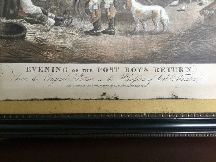 200 Years Old Antique Print