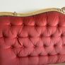 Pink Tufted Corbeille Bed Image 7