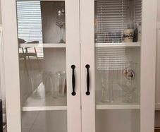 Glass Door Cabinet - IKEA Skruvby