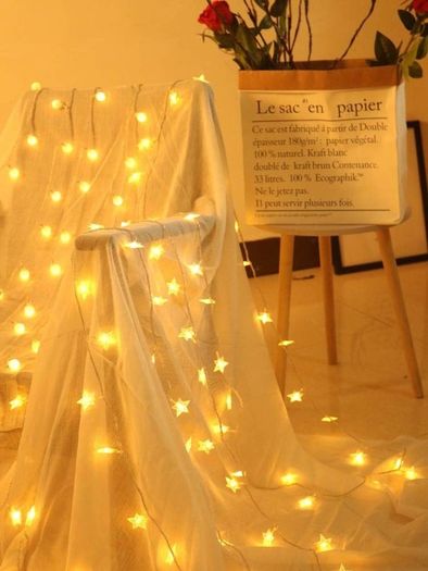 20ft 40 LED BatteryPowered String Lights, 2 Lighting Modes, Decoractive for Indoor Outdoor, Bedroom, Wedding, Party,Birthday, Valentine, Christmas, Tree Decoration
