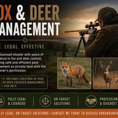 Fox and deer control