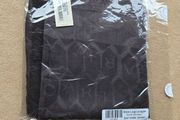 Bvlgari black logo silk/wool stole