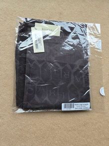Bvlgari black logo silk/wool stole