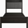 Single Bed Frame with Storage Headboard Image 2