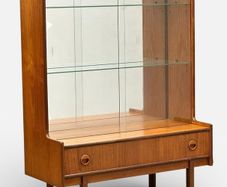Mid Century Turnidge of London Display Cabinet / Bookcase