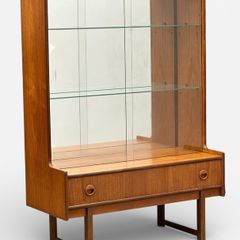 Mid Century Turnidge of London Display Cabinet / Bookcase