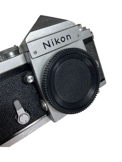 Vintage Nikon F Chrome Eye-Level SLR Film Camera Body - Clean, Tested Mechanics