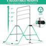 Gymnastics Bar for Kids, Foldable Adjustable Height Horizontal Bar, Gymnastic Training Equipment for Home Gym Indoor and Outdoor Use, Supports 140lbs Image 3