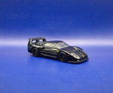 Hot Wheels Ferrari F40 Competizione with custom wheels.
