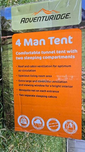 4 man tent