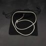 Vintage 925 Sterling Silver Chunky Snake Chain Image 3