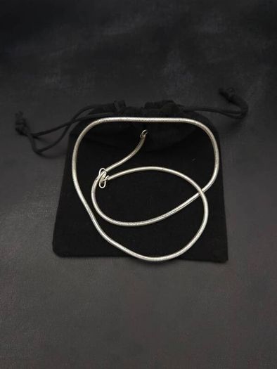Vintage 925 Sterling Silver Chunky Snake Chain