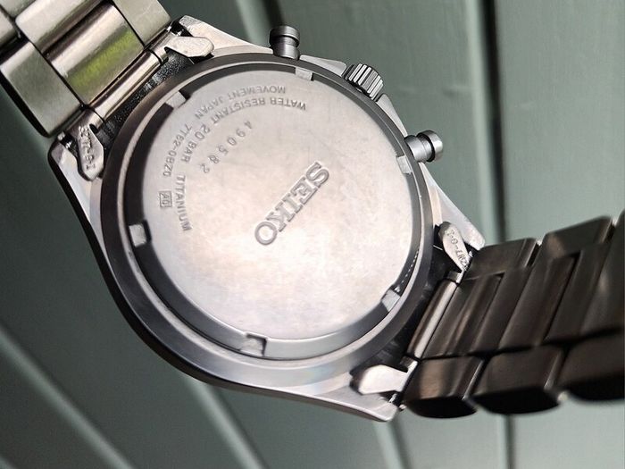 Seiko 7T62-0BZ0 Titanium Chrono