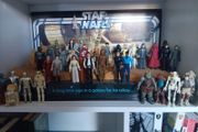 Star Wars 40+ Vintage Figures + Display Stand!!