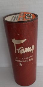 vintage unopened Tramp talc Lentheric