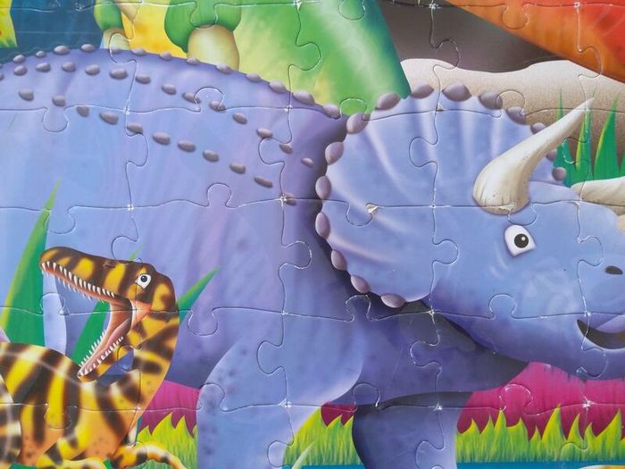 Large Glow in the Dark Dinos Jigsaw 100 Pieces