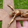 Antique Crucifix Wall Cross Image 4
