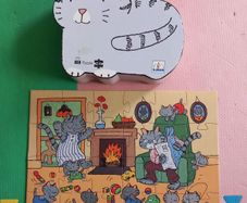Cat puzzle jigsaws from Djeco